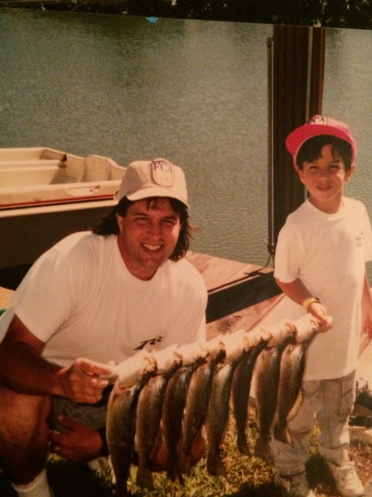 My dad and me